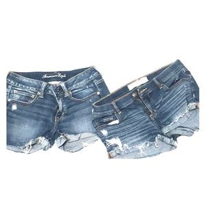 Abercrombie and AE Jean Shorts